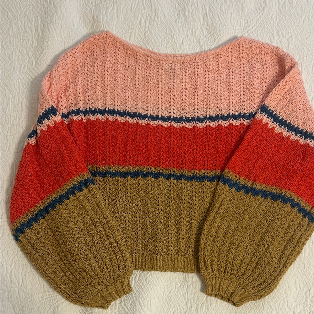 Billabong Multicolor Striped Sweater